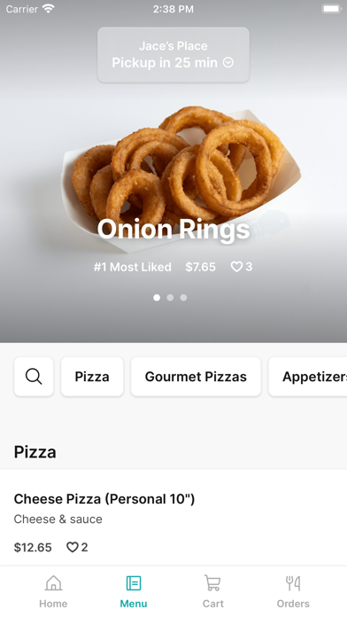 Jace’s Place Margate iPhone screenshot 2 - Food & Drink app