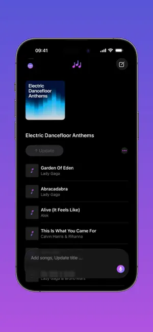 Harmony: AI Playlist Maker screenshot 3