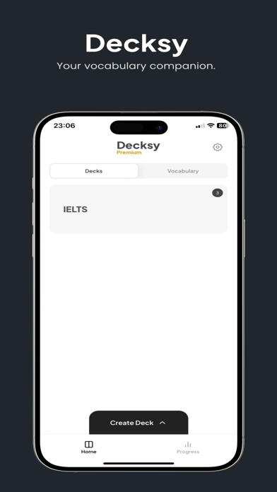 Decksy: AI Vocabulary Tracker Screenshot