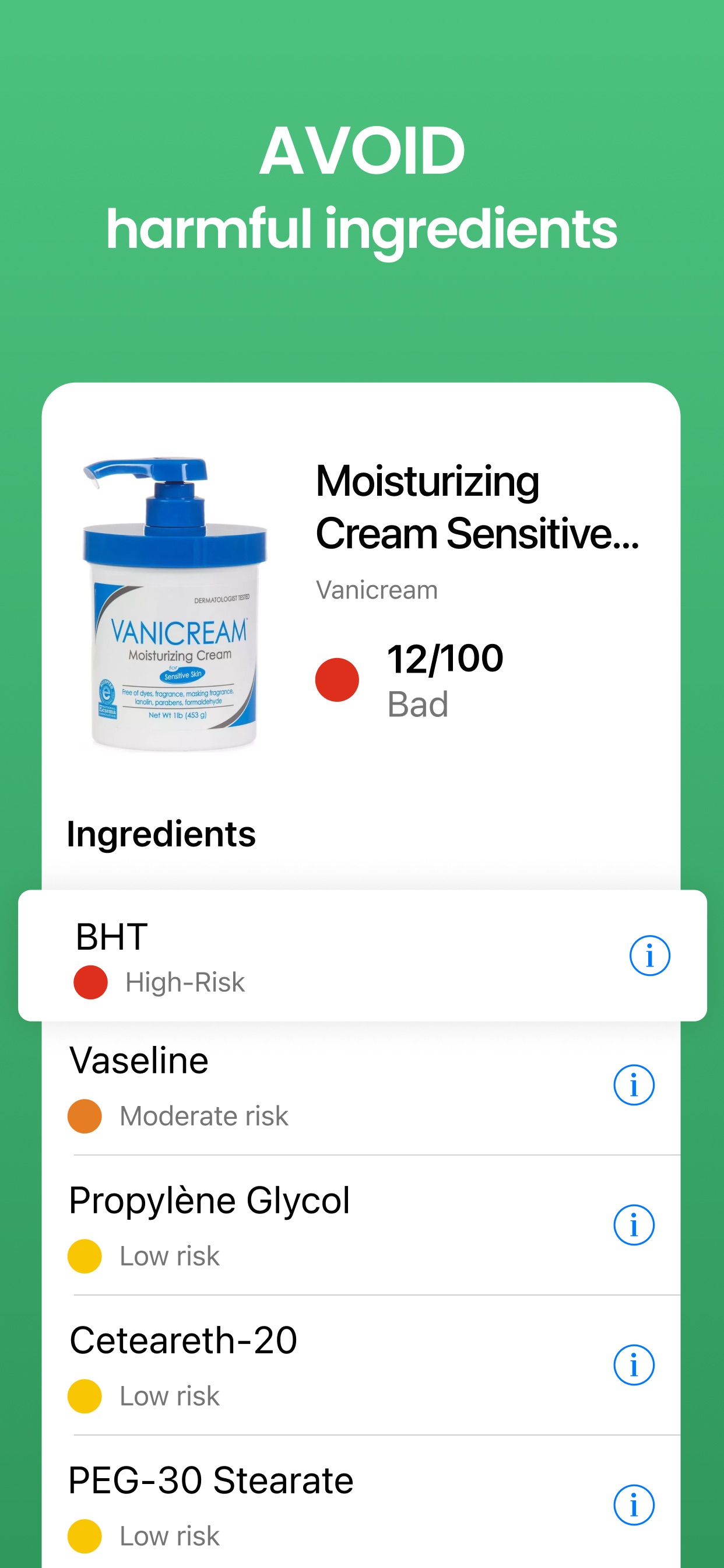 Yuka - Food & Cosmetic Scanner 스크린샷 2