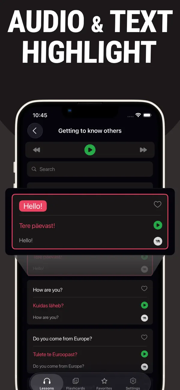Screenshot #2 pour Learn Estonian - Lentil