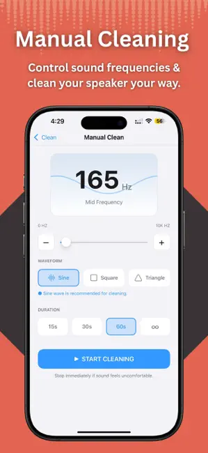 Speaker Cleaner ‒ Clear Wave iPhone screenshot 4