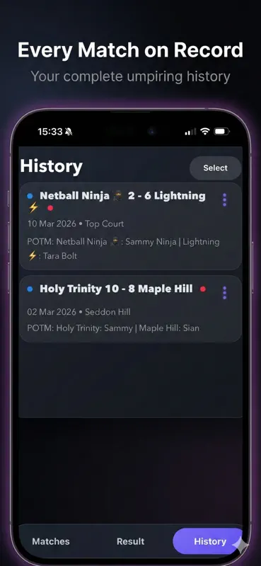 NETCALL - Netball Umpire App screenshot 4 of 6