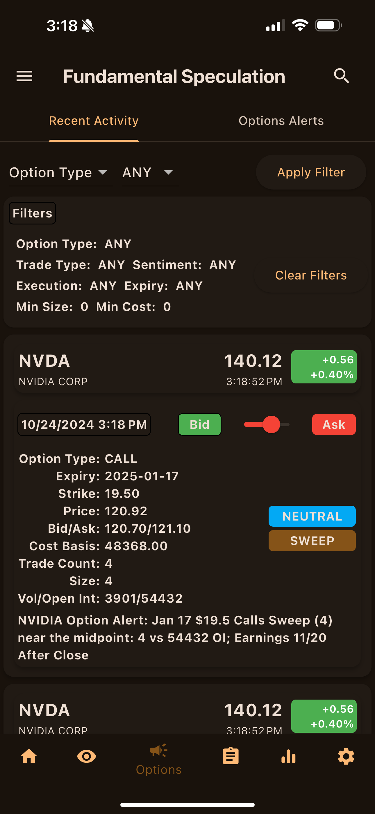 FundSpec – AI Stocks & Options