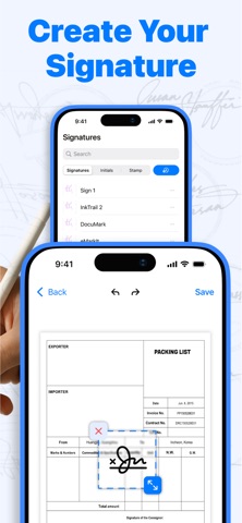 Sign Document: Signature PDF. Screenshot 2 of 5