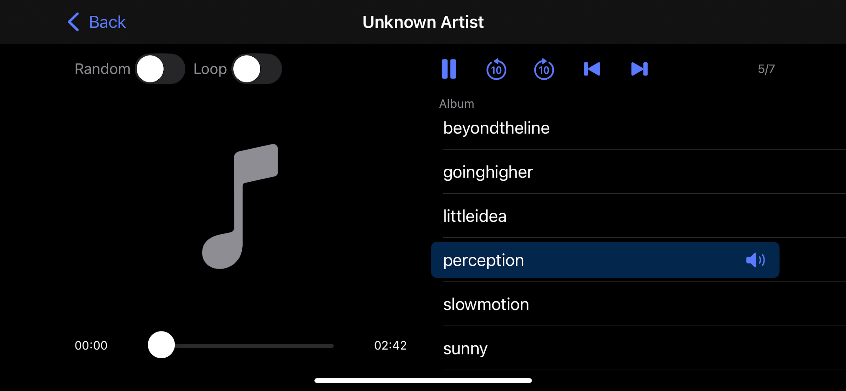Audio Player X