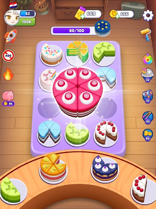 Cake Sort - classificar bolos screenshot 10