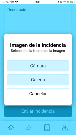 Incidencias Tomares iPhone screenshot 8 - Utilities app
