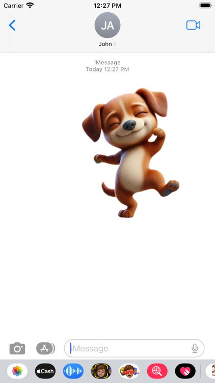 Dancing Puppy Stickers screenshot-3