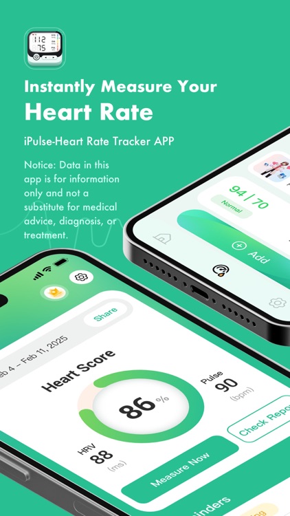 Blood Pressure app: Heart Rate