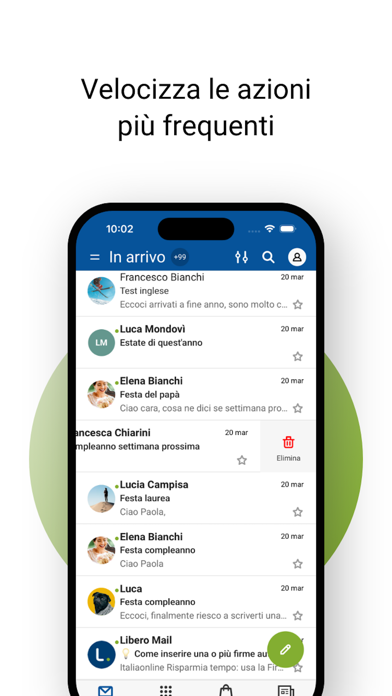 Libero Mail Screenshot