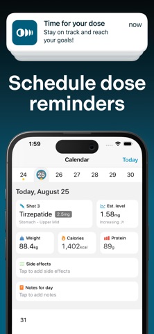 GLP-1 Tracker - Shotsy iPhone screenshot 4