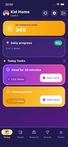 Kata: Family Tasks & Rewards iPhone screenshot