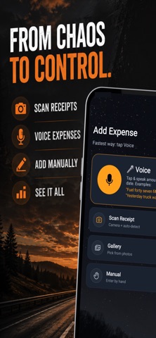 TruckBooks: Trucker Expenses iPhone screenshot