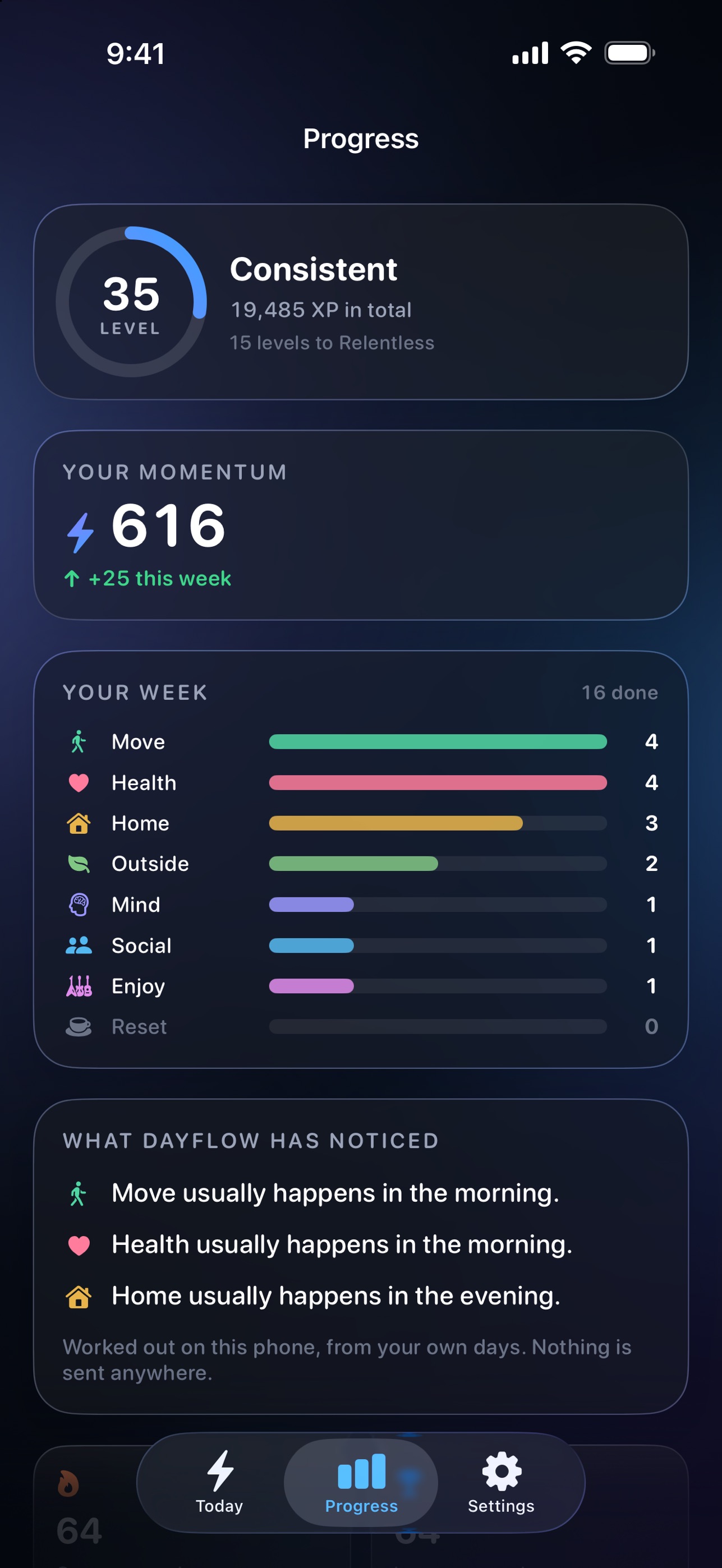 Screenshot 4 of DayFlow – Small Daily Goals