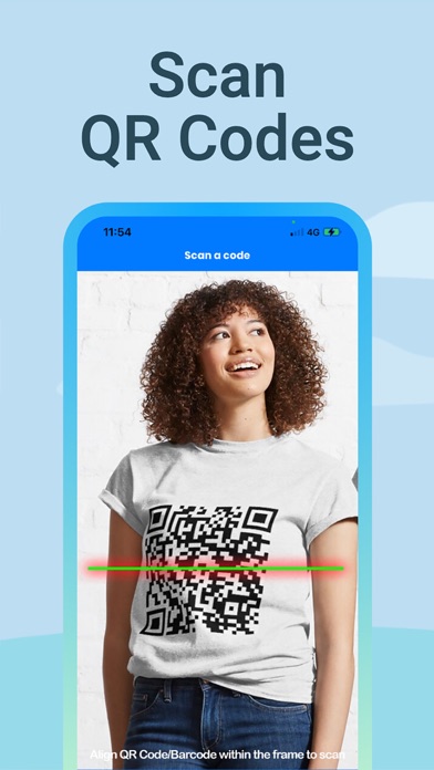 ScanMe : QR & Barcode Reader iPhone screenshot