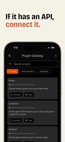 Digital Carrot Focus & Goals screenshot