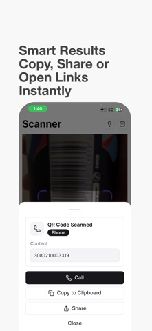 QR Code Scanner & Generator - Screenshot 4 of 5
