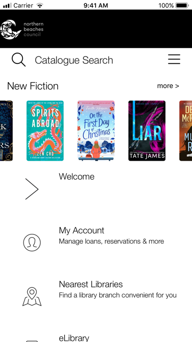Northern Beaches Library Screenshot