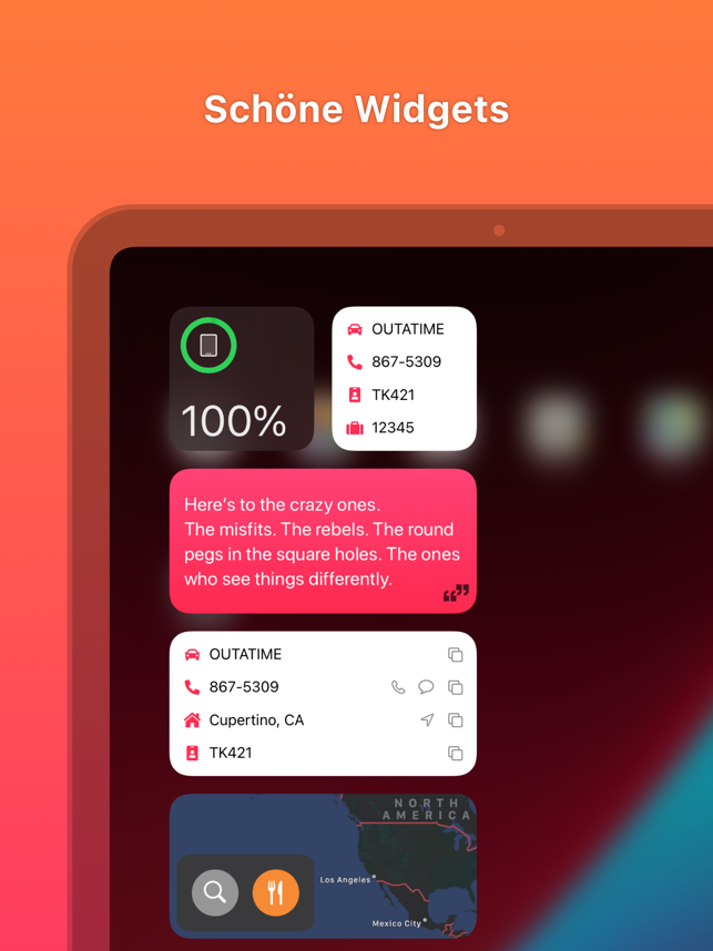 ‎Cheatsheet — Notizen-Widget Screenshot