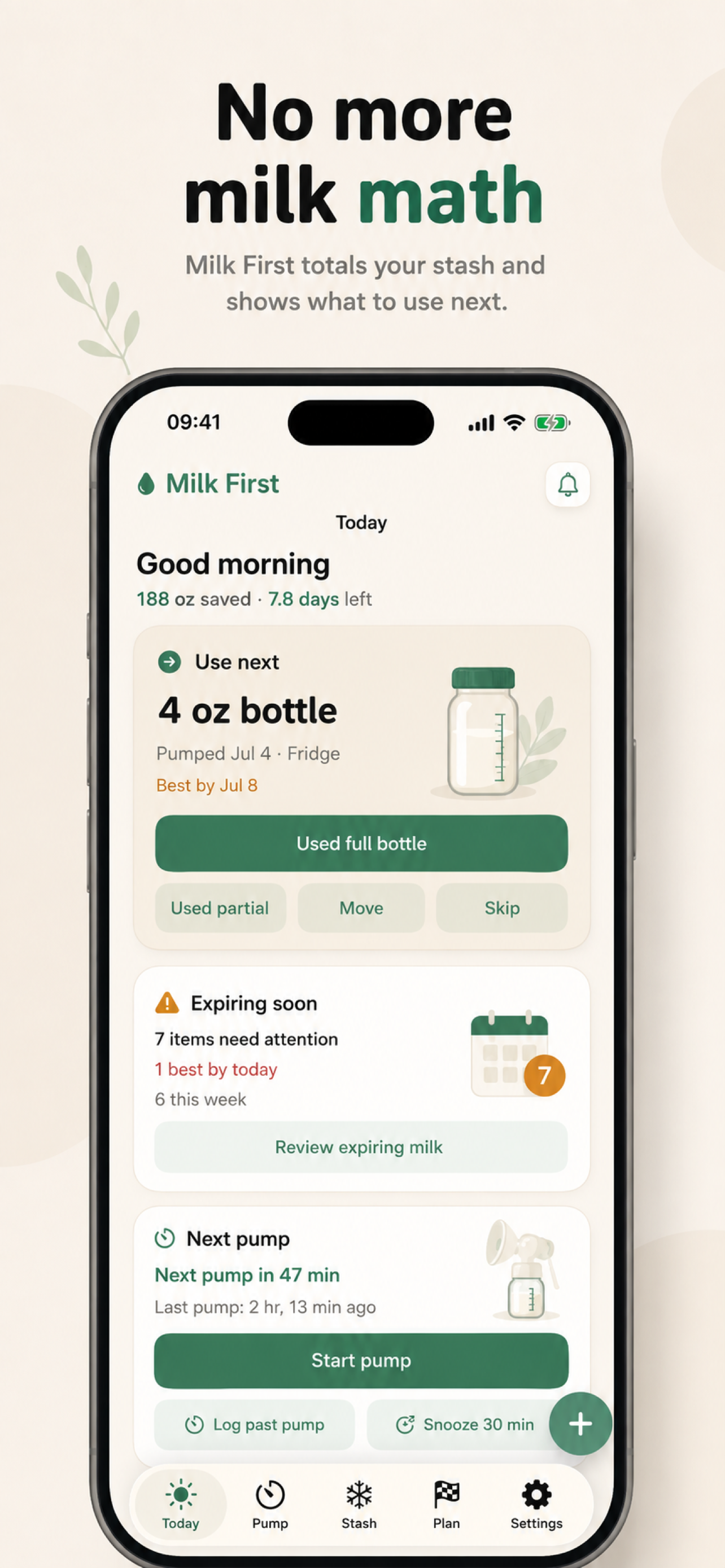 Milk First: Pump Log screenshot 7