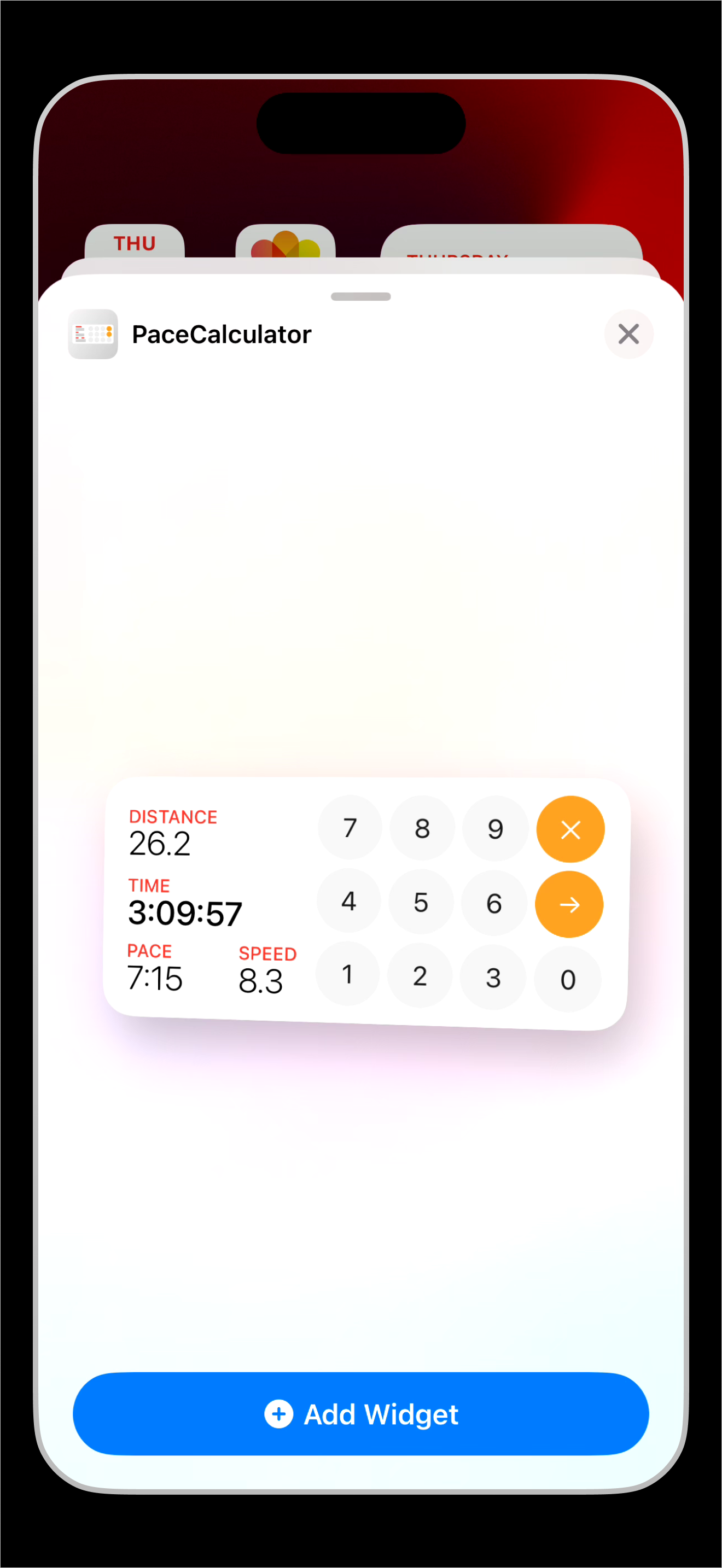 Pace Converter Widget screenshot 6