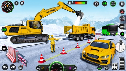 JCB Backhoe Loader Driving Screenshot