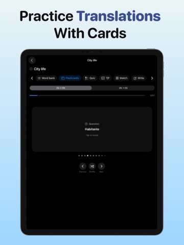 Atlas AI: Study Flashcards iPad screenshot