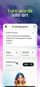 AI Wallpaper: Custom Designs screenshot #3 for iPhone