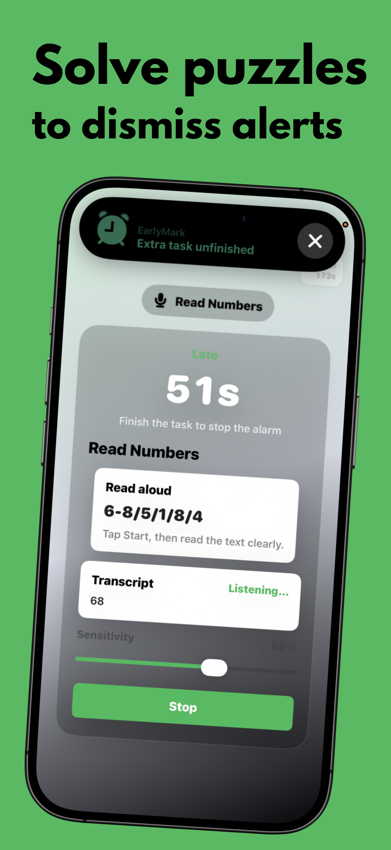Math Alarm Clock - Early Mark screenshot 4