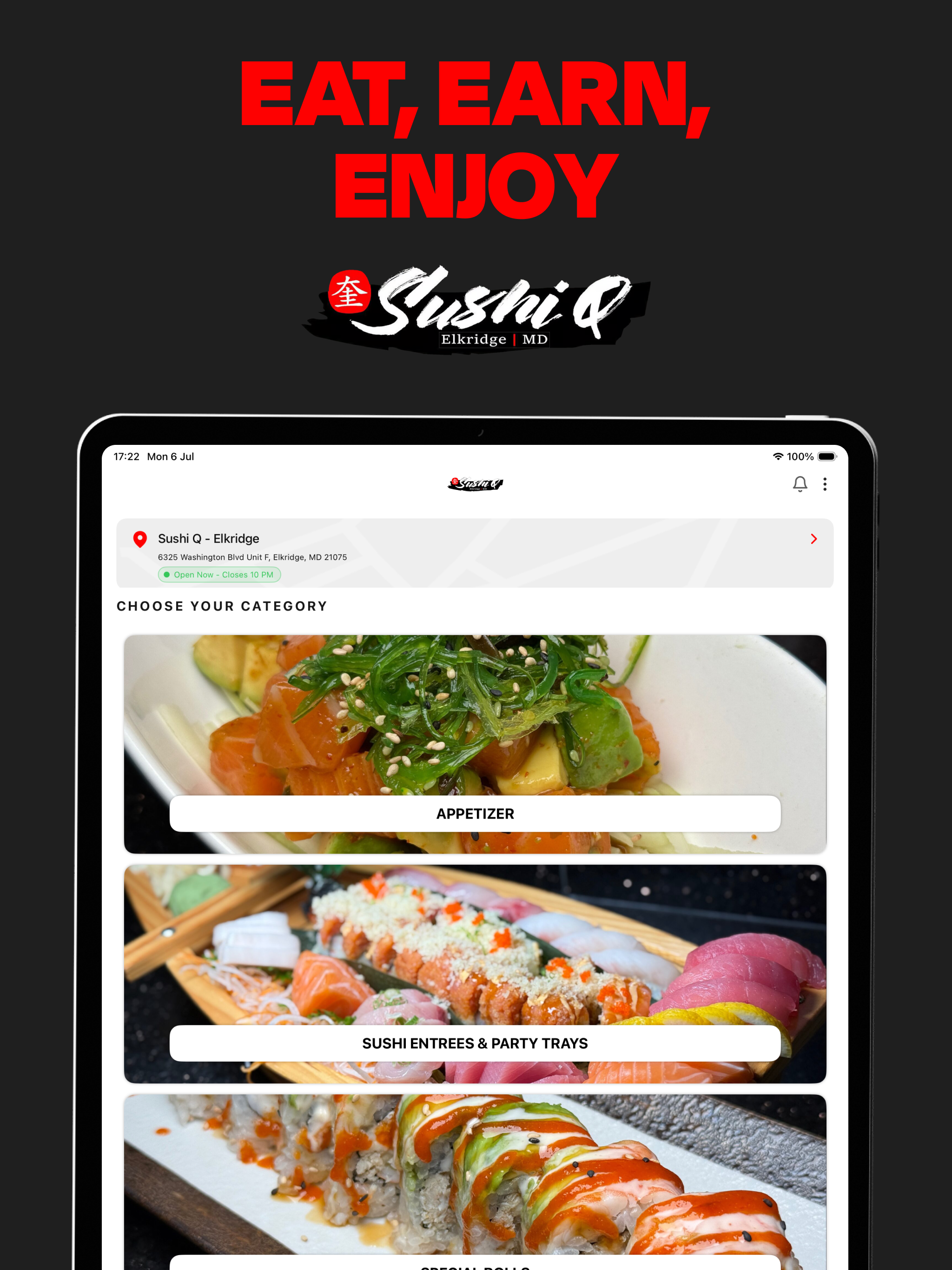 Sushi Q Elkridge screenshot 5