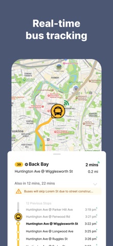 Longwood Commutes iPhone screenshot