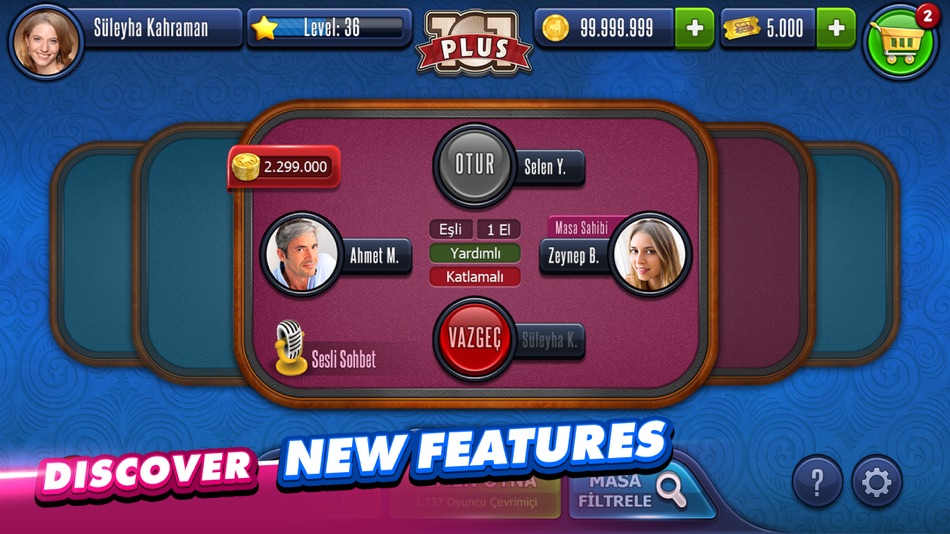 #4. 101 Okey Plus Rummy Board Game (iOS) Bởi: Zynga Inc.