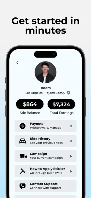 Stic - Drive and Earn screenshot 4