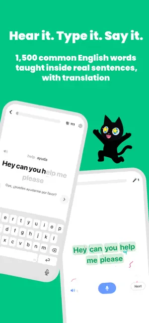 Catlangu - Learn English iPhone screenshot 2