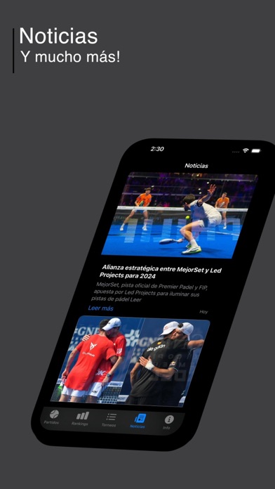 BePadel: Resultados de Padel Screenshot
