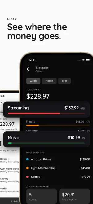 Subscription Manager - Bills44 screenshot 2
