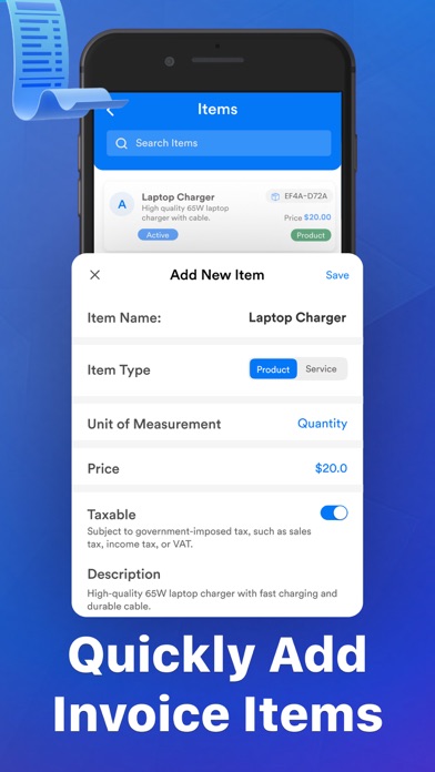 Screenshot #3 pour Invoice Maker, Create Estimate