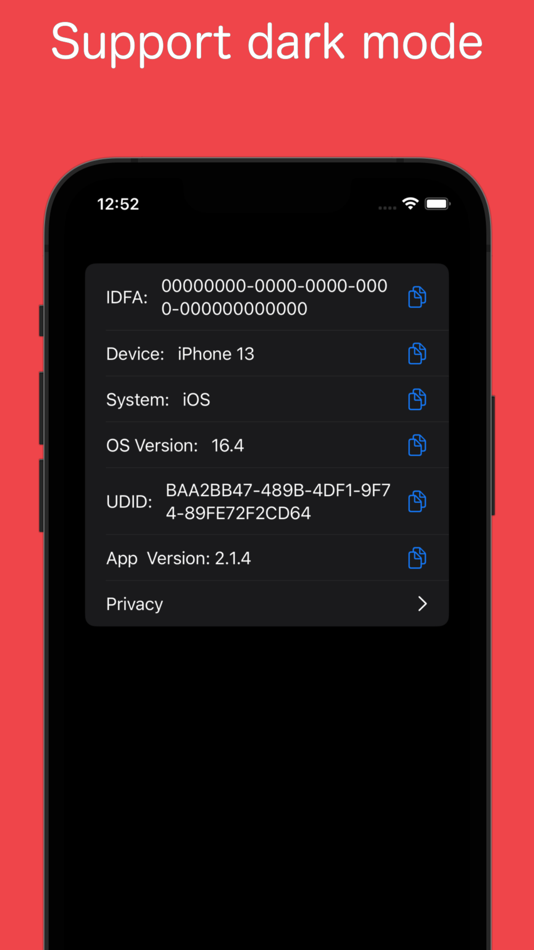 #2. Show IDFA (iOS) بواسطة: Kazuhisa Kobayashi