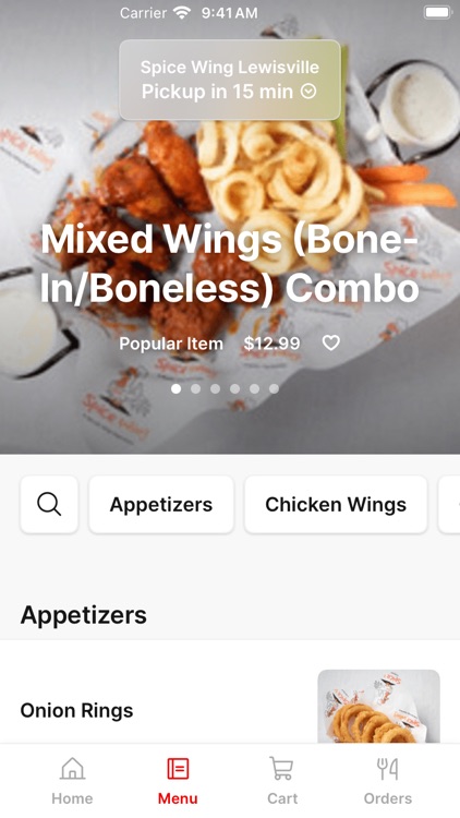 Spice Wing App