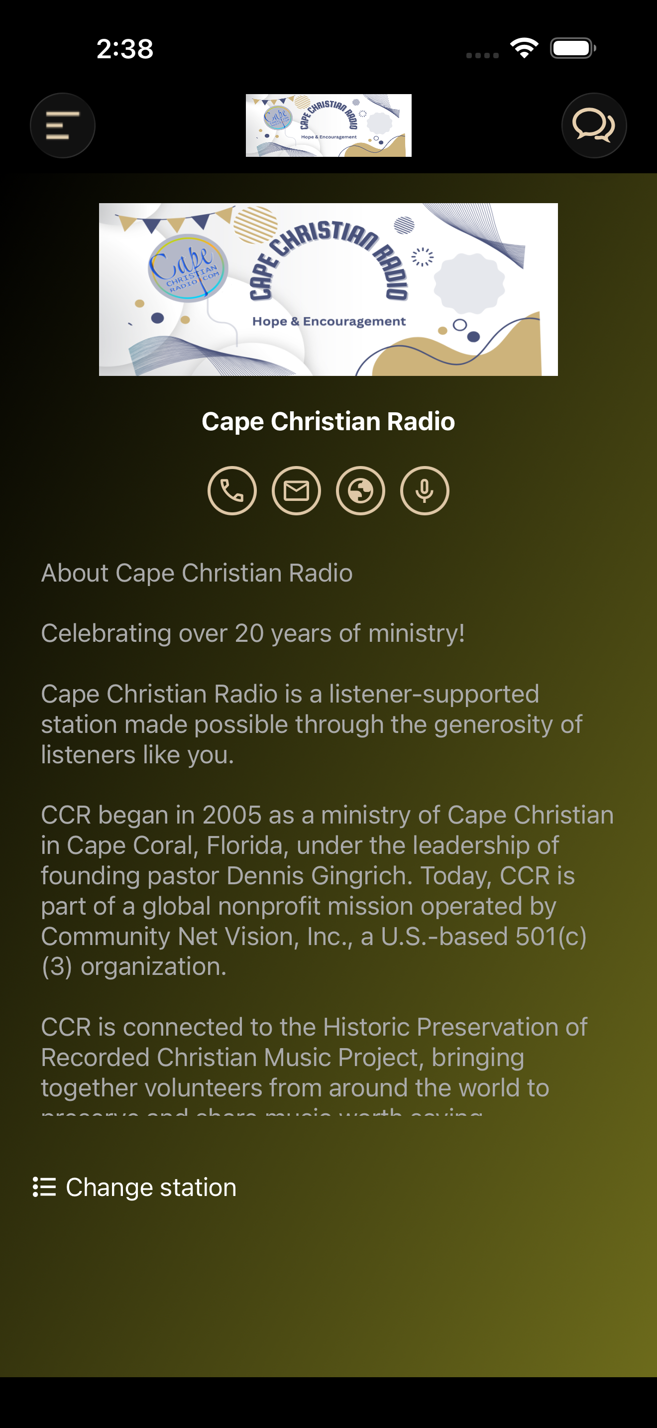 Cape Christian Radio screenshot 3