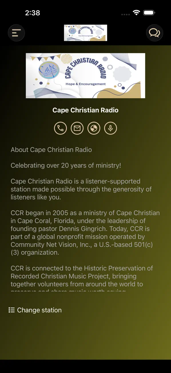Screenshot #3 pour Cape Christian Radio