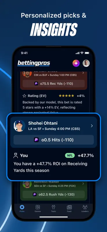 BettingPros: Picks & Odds screenshot 3 of 10