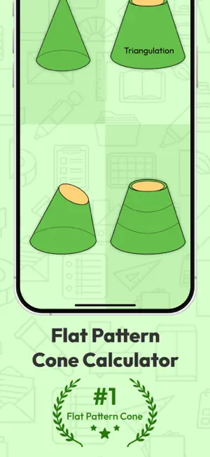 Flat Pattern Cone Calculators screenshot 1