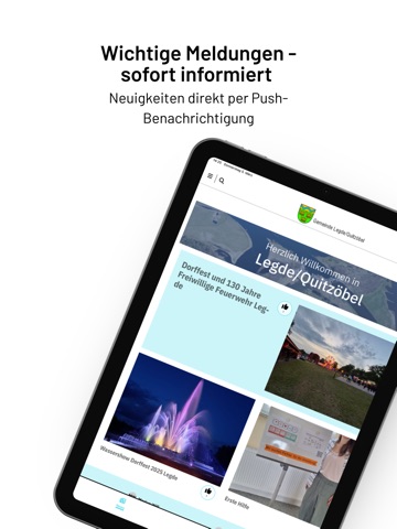 Legde/Quitzöbel iPad screenshot