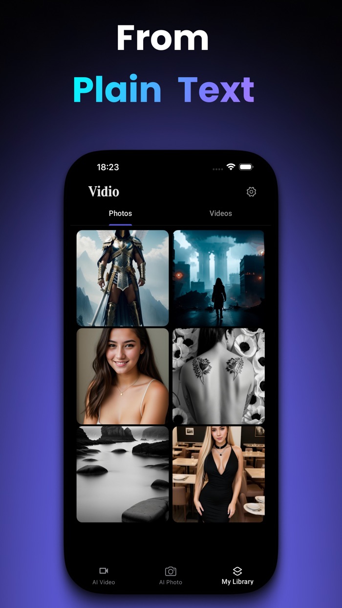 Vidio - AI Photo  Video Maker