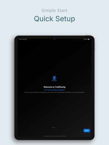 Trail Pacing iPad screenshot