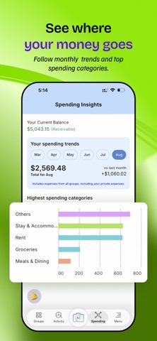 Riloma: Split Expenses iPhone screenshot