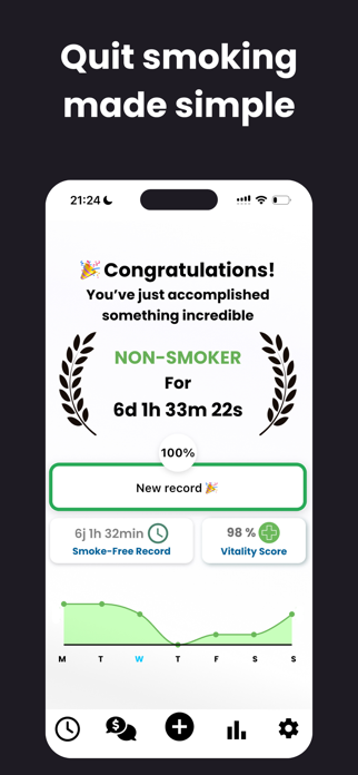 Stop –Quit Smoking Screenshot 1 of 3