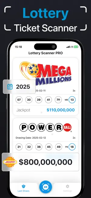 Lottery Ticket Scanner ™ screenshot 1